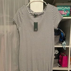 Wild fable blue and white body con dress